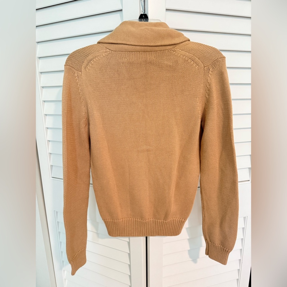 Brooks Brothers Women's Camel Shawl Cardigan Sweater XS NWT - Picture 3 of 6